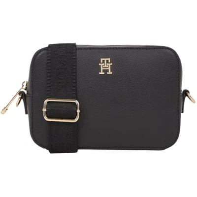 Abbildung von Tommy Hilfiger LOGO Camera BAG Umhängetasche, Damen, Größe: One Size, Black