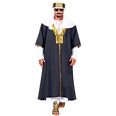 Abbildung von Widmann S.r.l. Kostüm Wüstenprinz Sultan für Herren, Tunika mit Turban