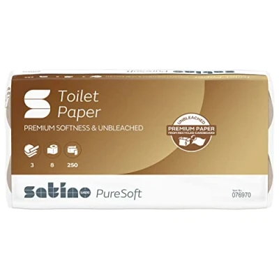 Abbildung von Satino Toilettenpapier PureSoft 076970 8 Stück
