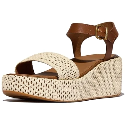 Abbildung von Fitflop Plateausandalette, Damen, Größe: 41, Deep tan ivory Schuhe