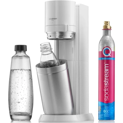 Abbildung von SodaStream Wassersprudler &quot;DUO&quot;, (Set, 4 tlg.), CO2 Zylinder, 1L Glasflasche, spülmaschinenfeste Kunststoff Flasche