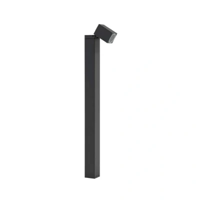 Abbildung von Lindby Wegeleuchte Othil, 80 cm hoch, grau, Aluminium