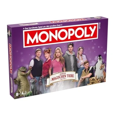 Abbildung von Winning Moves Spiel Monopoly die Schule der Magischen Tiere