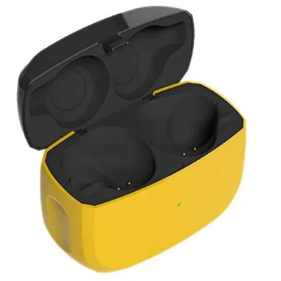 Abbildung von Ersatz Ladecase Kompatibel mit Jabra Elite Active 65t und 65t, Schutzhülle für drahtlose Ohrhörer integriertem Akku (Nur Ladecase) (Gelb)
