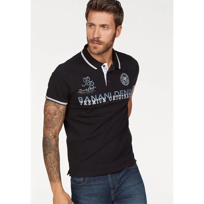 Abbildung von Bruno Banani Poloshirt, mit Markenbadge