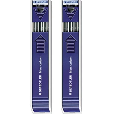 Abbildung von Staedtler Mars Carbon Fallminen 2X 12 Stück hohe Qualität