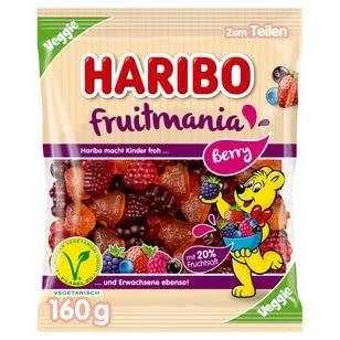 Abbildung von HARIBO Fruitmania Berry veggie, 20er Pack (20 x 160g)