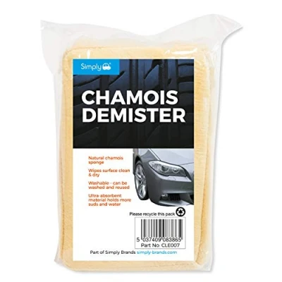 Abbildung von Einfach cle007 Car Wash Reinigen &amp; trockene, natürliche chamois Schwamm, waschbar und wiederverwendbar, saugstark Weiches Material mehr Lauge Wasser, entfernen hartnäckige Flecken