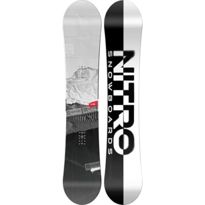 Abbildung von Nitro Snowboards Herren Prime RAW BRD&#039;24, Allmountainboard, Directional, Flat Out Rocker, All Terrain, Mid Wide