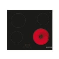 Abbildung von Bosch Serie 4 PKE611BA2E, Schwarz, Integriert, 60 cm, Keramik, Zone(n)