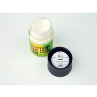 Abbildung von Marabu 14010005070 Decormatt Acryl Weiß 070, 50 ml, samtmatte Acrylfarbe auf Wasserbasis, cremig und farbintensiv, speichelfest, wetterfest, zum freien Malen Schablonieren
