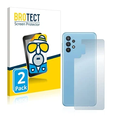 Abbildung von BROTECT Entspiegelungs Schutzfolie für Samsung Galaxy A32 5G (Rückseite) (2 Stück) Matte Displayschutz Folie, Anti Reflex, Fingerprint