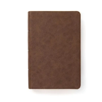 Abbildung von Holy Bible: Christian Standard Bible, Brown Leathertouch, Single Column Compact Bible