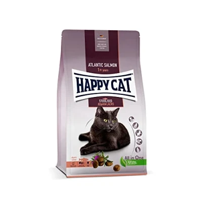 Abbildung von Sterilisierter Atlantischer Lachs, Trockenfutter, für Katzen nach Sterilisation, 1,3 kg, Beutel