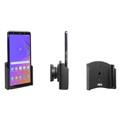 Abbildung von Brodit Gerätehalter 711098 Made IN Sweden für Smartphones Samsung Galaxy A7 2018 (SM A750), schwarz