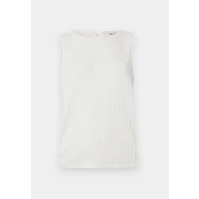 Abbildung von TOM Tailor Denim Structured WITH BOW Top, Damen, Größe: XXL, Off white