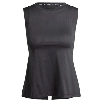 Abbildung von adidas Performance Studio TANK Sport Tshirt, Damen, Größe: Small, Black grey six