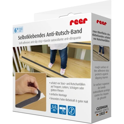 Abbildung von Reer 80135 Anti Rutsch Band, 2.5 cm x 5 m
