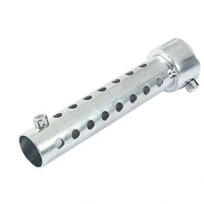 Abbildung von Universal Motorrad Schalldämpfer, Auspuff Kann DB Killer Schalldämpfer Rohr Einsatz Silber (35 Mm / 42 45 Mm)(35mm)