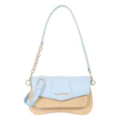 Abbildung von Valentino Bags Unika Handtasche, Damen, Größe: One Size, Azzurro/naturale