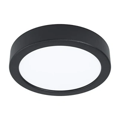 Abbildung von Eglo 99222 Aufbauleuchte FUEVA 5 schwarz rund H:2,8 Ø:16cm 3000K
