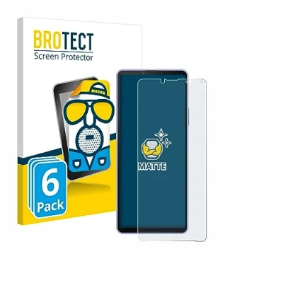Abbildung von BROTECT Entspiegelungs Schutzfolie für Sony Xperia 10 IV (6 Stück) Matte Displayschutz Folie, Anti Reflex, Fingerprint