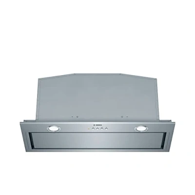 Abbildung von Bosch DHL785C Serie 6 Lüfterbaustein, 70 cm breit, Um &amp; Abluft, LED Beleuchtung gleichmäßige Ausleuchtung, Kurzhubtasten, 3 Leistungs 1 Intensivstufe, Metallfettfilter spülmaschinengeeignet ROBNU