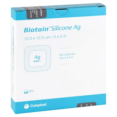 Abbildung von Biatain Silicone Ag Schaumverband 12,5x1 5 St