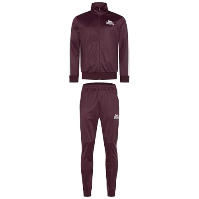 Abbildung von Lonsdale Herren Pember Jogginganzug, Oxblood/Ecru, M
