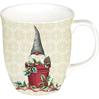 Abbildung von IHR TOMTE IN The Bucket Kaffeebecher D 9 x H 10 cm Creme