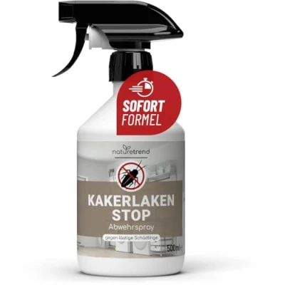 Abbildung von naturetrend Kakerlaken Stop Spray 500ml Anti I Effektives Abwehrspray gegen &amp; Schaben, Küchenschaben Nicht färbend Langanhaltender Schutz