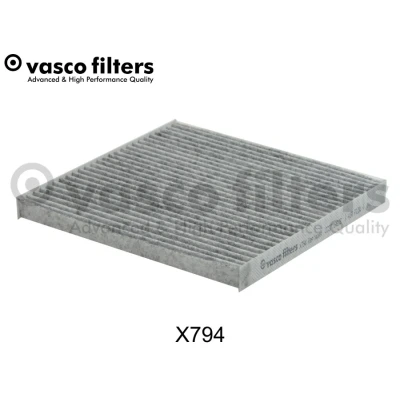 Abbildung von DAVID VASCO X794 Innenraumfilter Aktivkohlefilter 227 211 20 NISSAN: MICRA 3, 4, Note II Hatchback