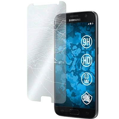Abbildung von PhoneNatic 1 x Glas Folie klar kompatibel mit Samsung Galaxy S7 Schutzglas für