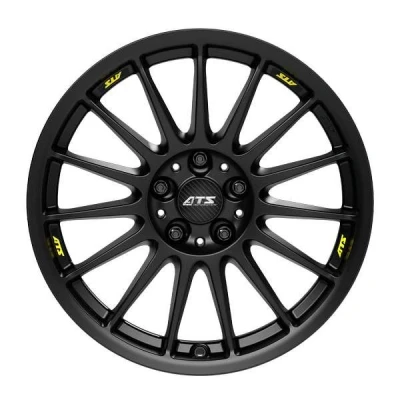 Abbildung von ATS 4 loch 17Zoll 98mm Alufelge Streetrallye MattSchwarz / Poliert SY70725A14 5 Felge