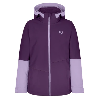 Abbildung von Ziener AVAK Snowboardjacke für Kinder, Größe: 104, Dark violet