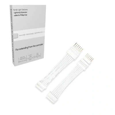 Abbildung von Light Solutions Cable for Philips Hue LightStrip V4 Controller Kit White 1 set