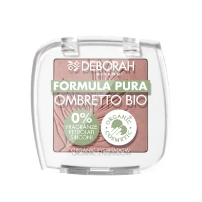 Abbildung von Deborah Lidschatten Mono BIO Formula Pure Farbe Nr. 05 Pink, mit Inhaltsstoffen 100% natürlichen Ursprungs, Vegan und Animal Friendly