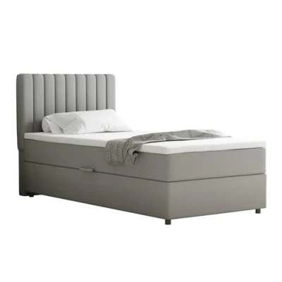 Abbildung von PANDA MÖBEL GmbH Boxspringbett Everest, 90x200, 100x200, 120x200, Polsterbett mit Bettkasten und Topper