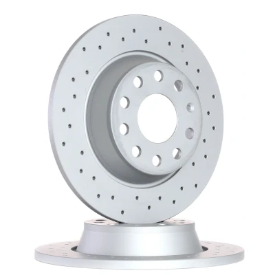 Abbildung von ZIMMERMANN SPORT COAT Z 100.3315.52 Bremsscheibe 282 12 10/5 5 112 voll, gelocht beschichtet VOLKSWAGEN: Eos, Golf Schrägheck, Passat B7 Alltrack
