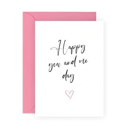 Abbildung von Central 23 Jahrestagskarte für Ehefrau Ehemann Happy You And Me Day Hochzeitstag Karte Männer und Frauen Geschenke Paare kommt mit lustigen Aufklebern