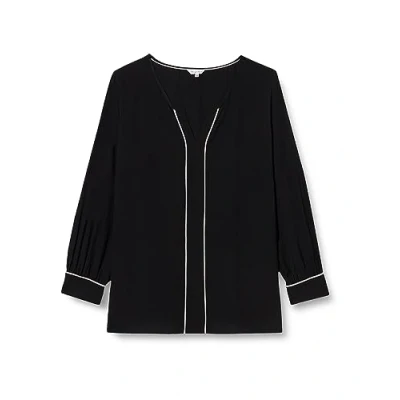 Abbildung von Triangle MET Contrasterende Details Bluse, Damen, Größe: 44, Schwarz