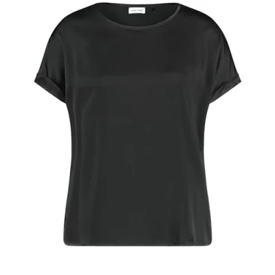 Abbildung von Gerry Weber 1/2 ARM Kurzarmshirt Tshirt basic, Damen, Größe: 38, Schwarz