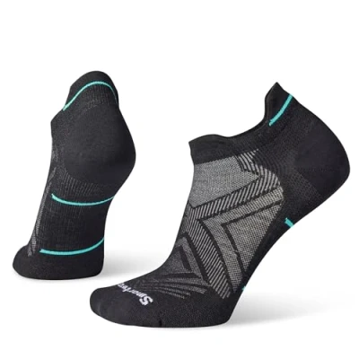 Abbildung von Smartwool RUN ZERO Cushion LOW Ankle Füßlinge, Größe: 38 41, Black