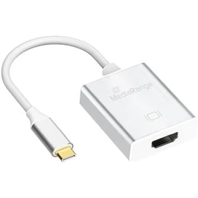 Abbildung von MediaRange USB Type C 3.1 auf HDMI Converter Silber