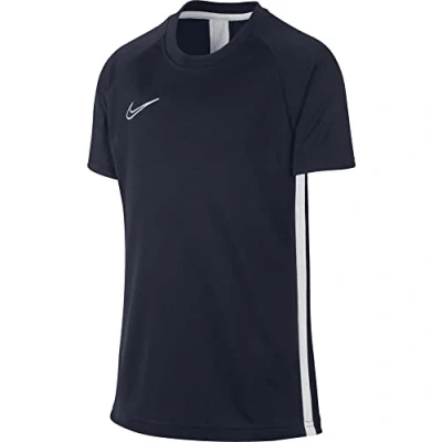 Abbildung von Nike Jungen B NK Dry ACDMY TOP SS T Shirt, Obsidian/White/(White), XS