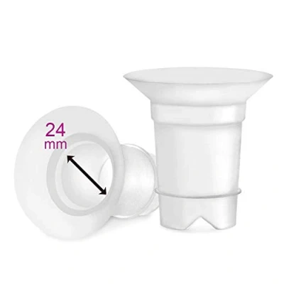Abbildung von Maymom Flanscheinsätze 24 mm für Spectra 28 Hands Free Auffangbecher 2 Stück pro