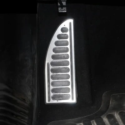 Abbildung von Fußstütze Pedale Abde Für FIAT 500x 500 Accelerator Bremse (Größe : 1Pcs Rest Pedal)