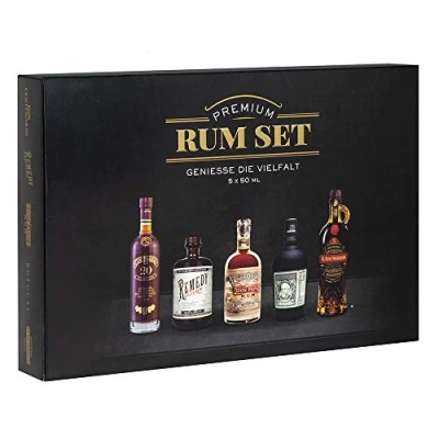 Abbildung von Sierra Madre Tasting Kits Premium Rum Set Enthält 5 beliebte Rums 50ML pro Flasche Ideal als Geschenk