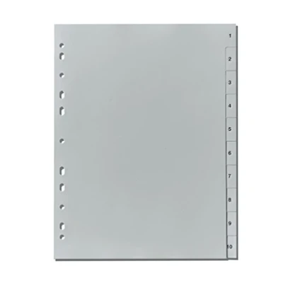 Abbildung von Herlitz 10841252 Register 1 10, 23 x 29,7 cm, PP mit Eurolochung
