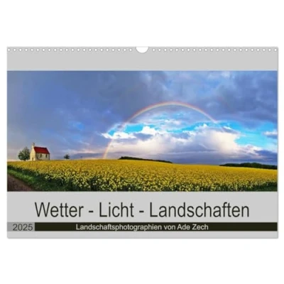 Abbildung von Wetter Licht Landschaften (Wandkalender 2025 DIN A3 quer), CALVENDO Monatskalender